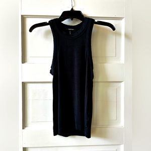 Scotch & Soda Silk-like Navy Racer Tank Top